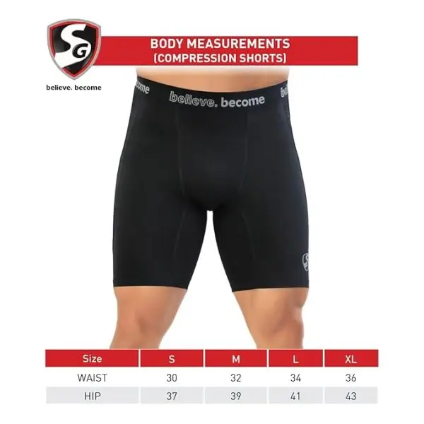 SG Shorts Xtreme Compression( Built in Pouch for Abdominal Guard) - Image 3