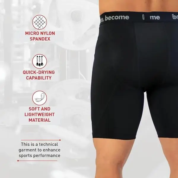 SG Shorts Xtreme Compression( Built in Pouch for Abdominal Guard) - Image 4