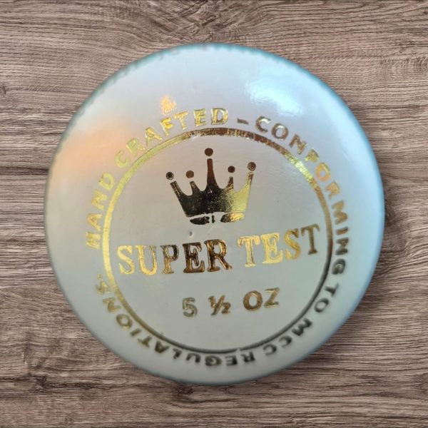 CB Super Test White Cricket Leather Ball 156GMS (50 Overs Match Ball) - Image 2