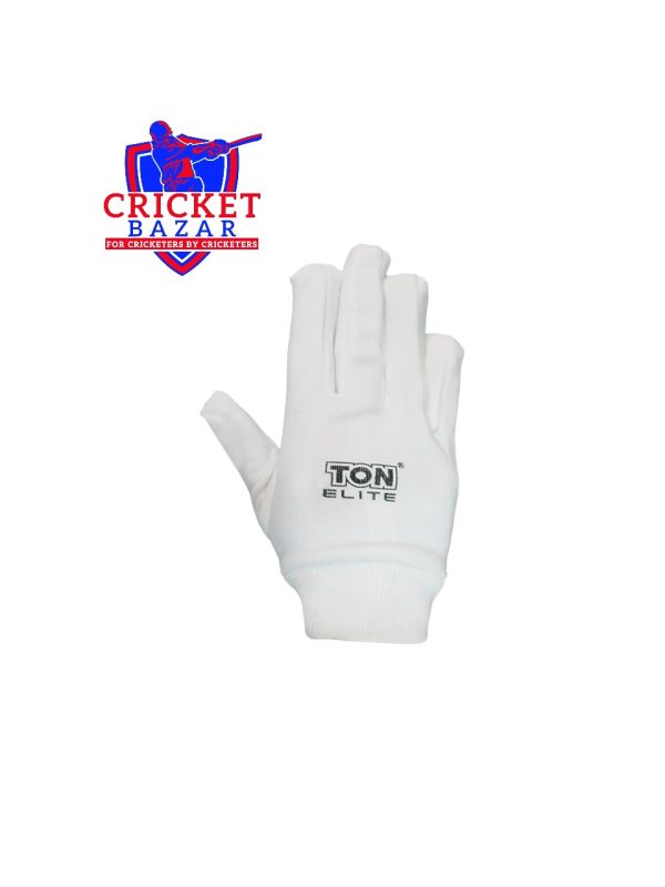 TON Elite Full Finger Cricket Inner Gloves (Pack of 1pair) - Image 2