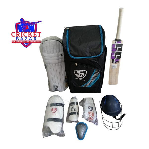 YOUTH Size Complete Cricket Kit (8 Items)