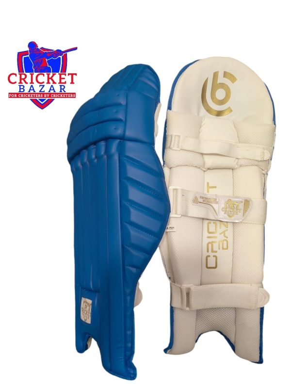 CB Cricket Batting Pad Men's RH(Blue) - Image 3