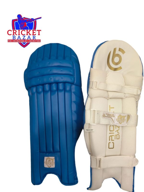 CB Cricket Batting Pad Men's RH(Blue) - Image 2