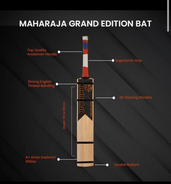 Maharaja Grand Edition Cricket Bat - Image 2