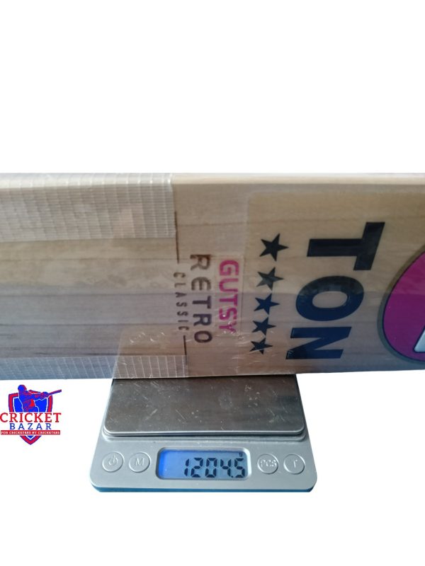 SS Ton Gutsy Retro Classic English Willow Cricket Bat - SH - Image 2