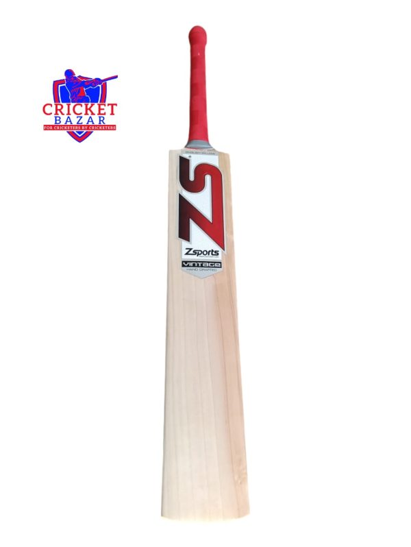 ZS Vintage English Willow Cricket Bat -SH - Image 5