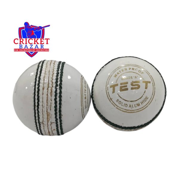 Top Quality Test White Cricket Ball(156 GMS) - Image 2