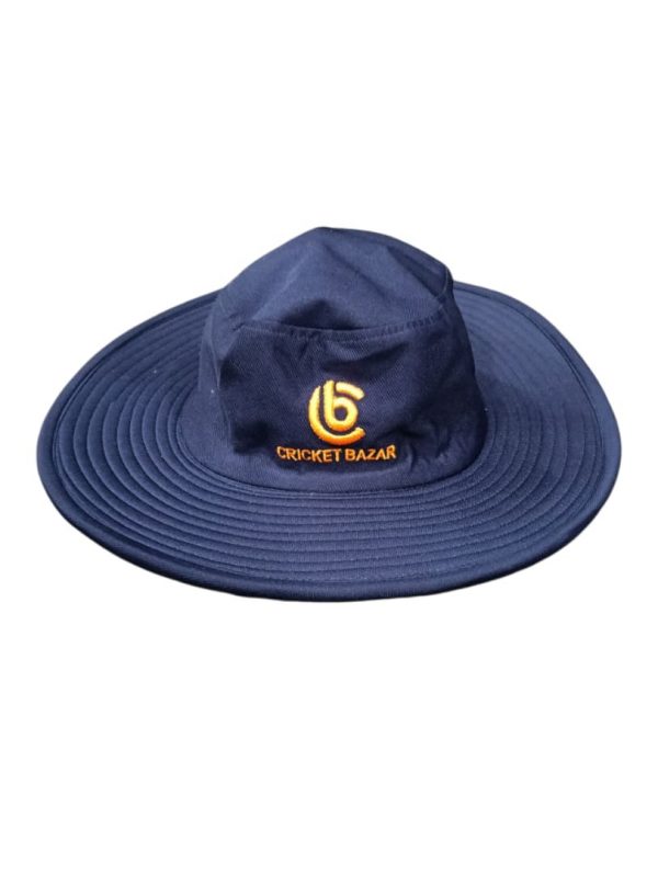 CB Cricket Sun Hat( Blue/White/Black)- Large Size - Image 2