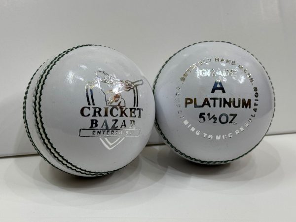 CB White Cricket Leather Ball (156 GMS & 142 GMS)