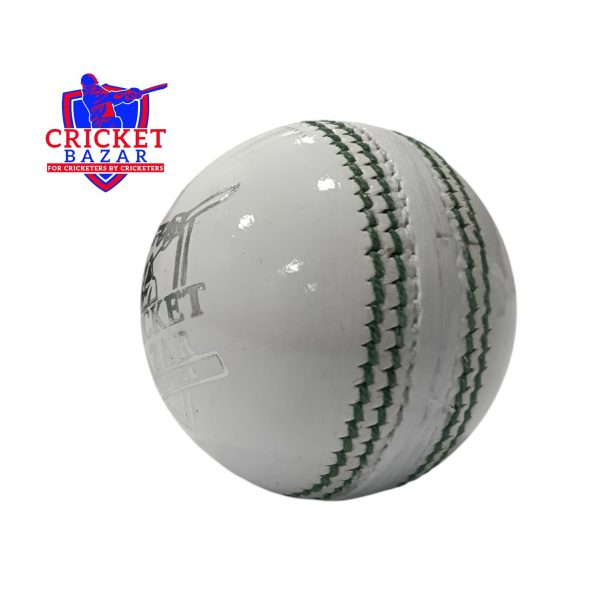 CB White Cricket Leather Ball (156 GMS & 142 GMS) - Image 5