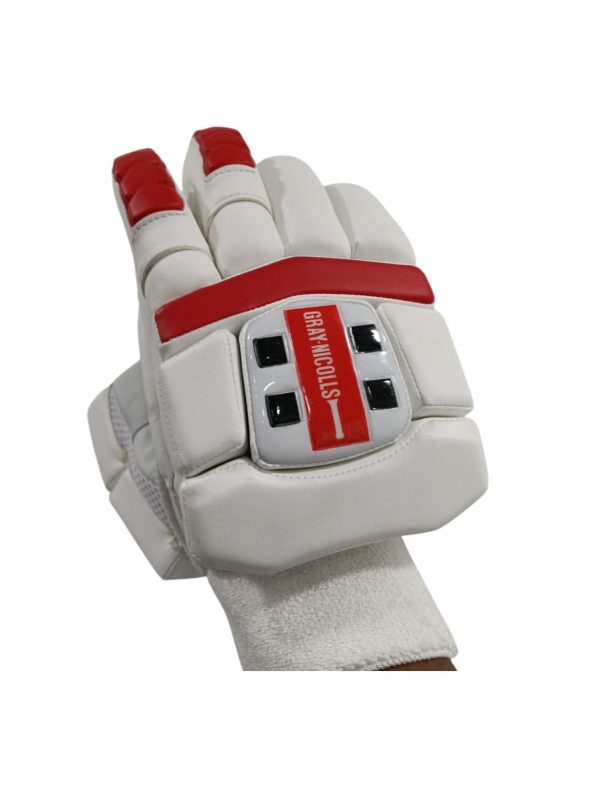 Gray Nicolls Elite GN6 Red Batting Gloves (Men’s) RH/LH - Image 3