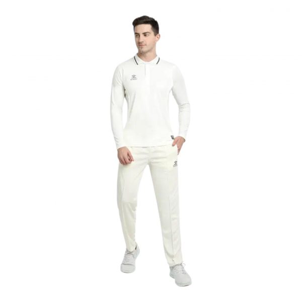 Shrey Premium Off White Cricket Shirt Full Sleeves - Image 3