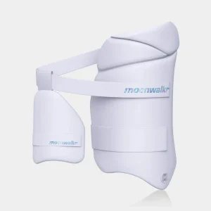 Moonwalkr Cricket Thigh Guard 2.0(White-RH/LH)-Extra Small