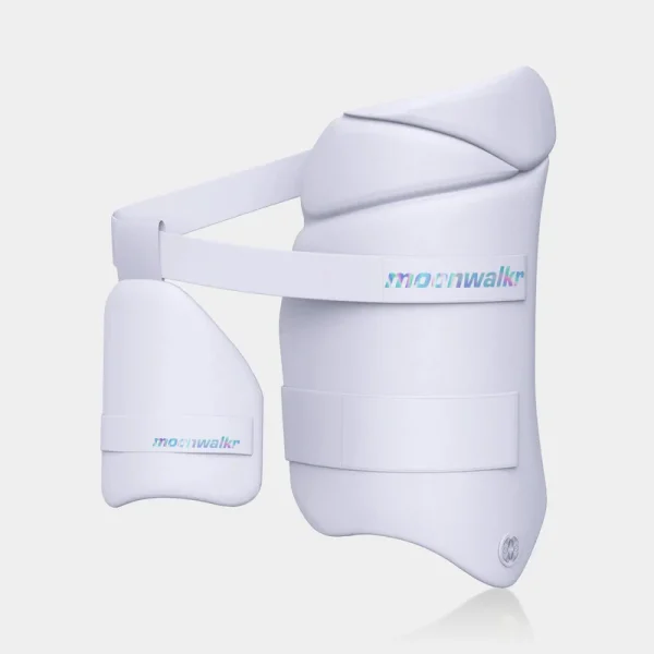 Moonwalkr Cricket Thigh Guard 2.0(White-RH/LH)-Extra Small