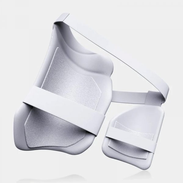 Moonwalkr Cricket Thigh Guard 2.0(White-RH/LH)-Extra Small - Image 3