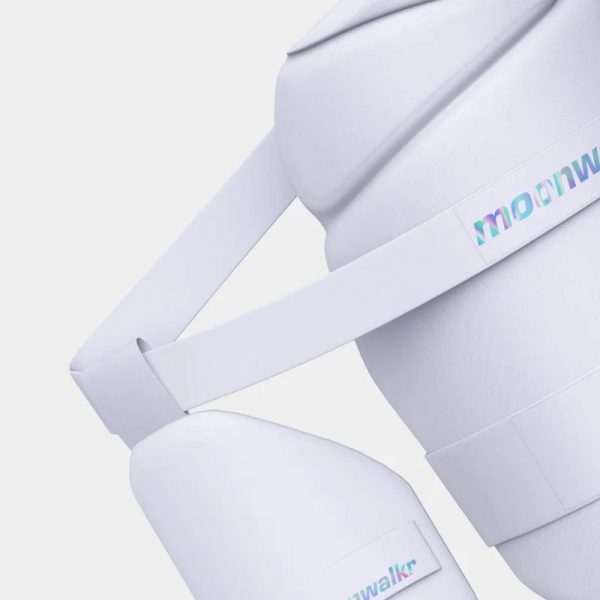 Moonwalkr Cricket Thigh Guard 2.0(White-RH/LH)-Extra Small - Image 4