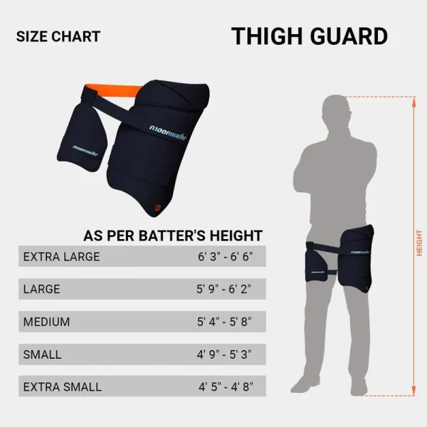 Moonwalkr Thigh Guard 2.0 Blue/Black/RH/LH (Large) - Image 2