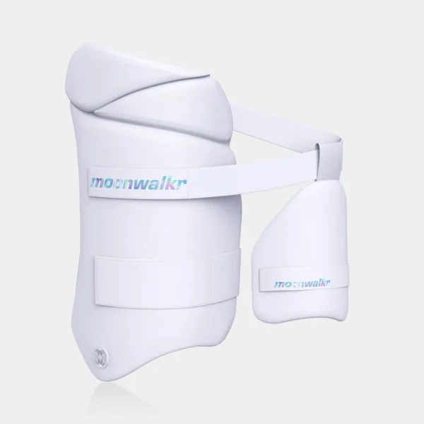Moonwalkr Cricket Thigh Guard 2.0 -(Blue/Black/White-RH/LH) Small - Image 8