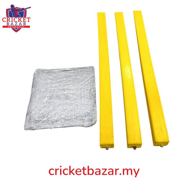 Cricket Flexible Stump Set (Yellow) - Image 2