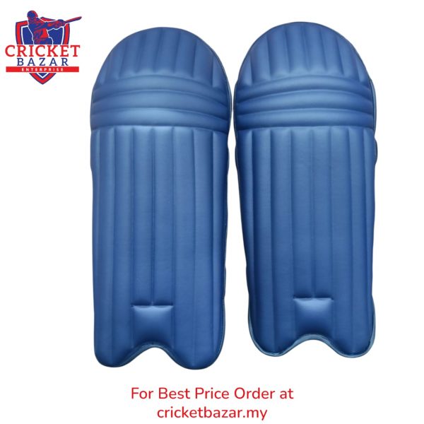 CB Moulded ULTRALITE Cricket Batting Pads – Men’s Size (White & Blue)- Ambidextrous - Image 5