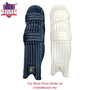 CB Player Edition Cricket Batting Pads – Men’s Size (White & Blue | RH & LH)
