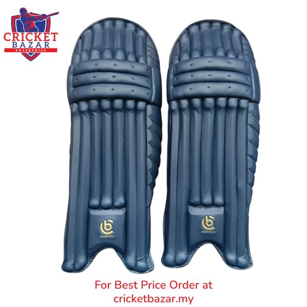 CB Player Edition Cricket Batting Pads – Men’s Size (White & Blue | RH & LH) - Image 3