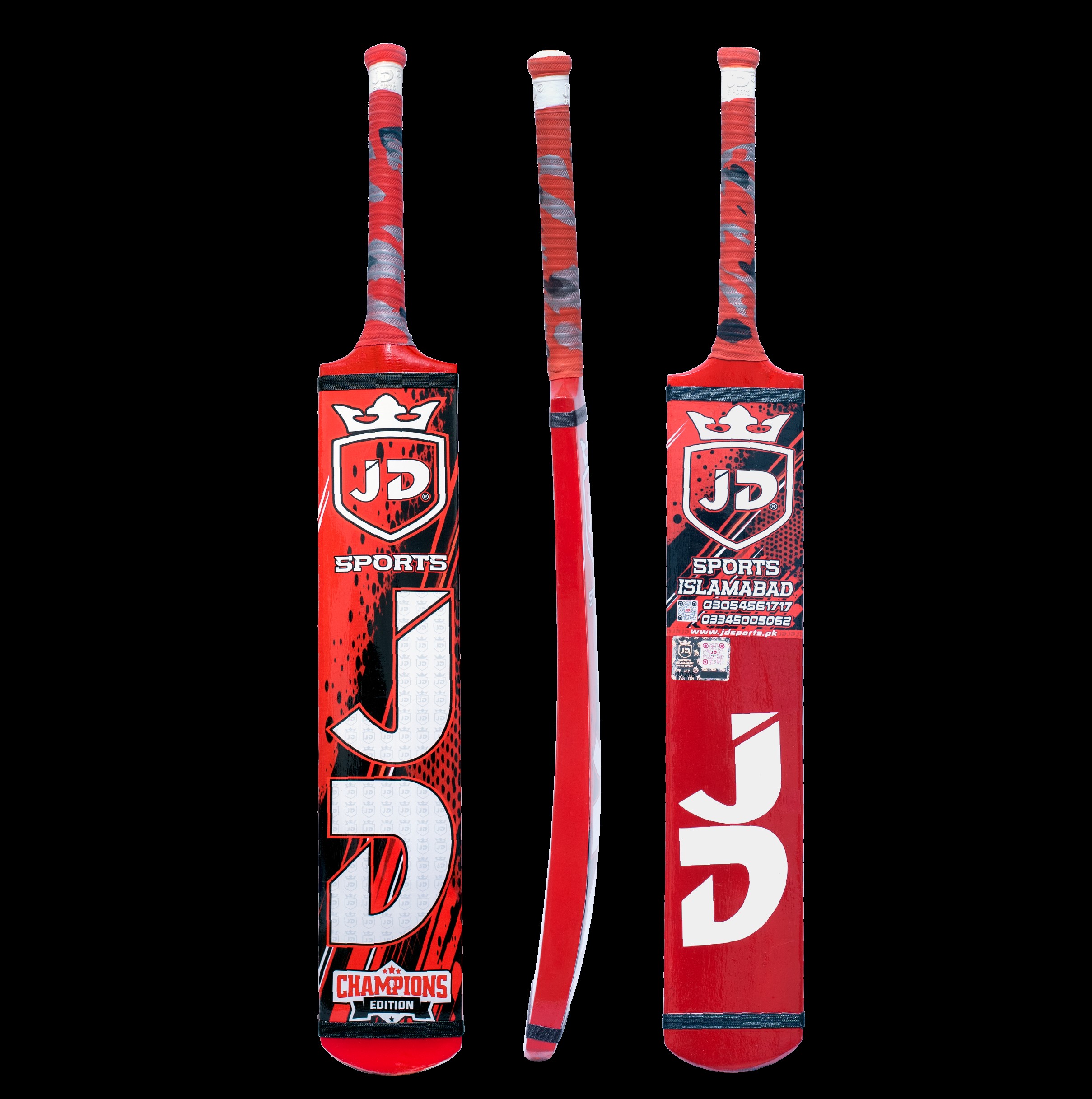 JD Champion Edition Cricket Bat –Tape Ball /Soft Tennis Cricket Bat - Image 3