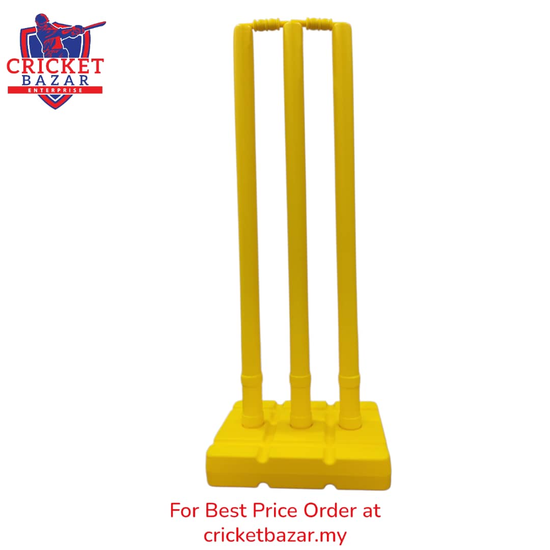 Plastic Cricket Stumps Set with Bails. - Image 5